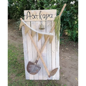 Raklapos ceremónia jelző tábla - bérelhető