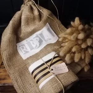 Többször használatos zöldségzsák répa felirattal