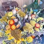 Kép 4/4 - Mezei szárazvirág csokor, sárga napraforgóval